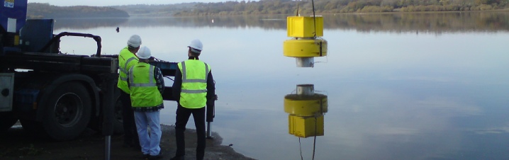 Custom made reservoir temperature monitoring bouy uses VersaNet2 Custom made reservoir temperature monitoring bouy uses VersaNet2